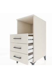 Kronos Komodin Tek Raflı 3 Çekmeceli 44x59x96 - S75M005V1C
