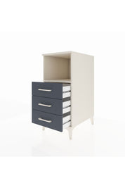 Kronos Komodin Tek Raflı 3 Çekmeceli 44x59x96 - S75M005V2C