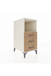 Kronos Komodin Tek Raflı 3 Çekmeceli 44x59x96 - S75M005V3C