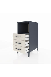 Kronos Komodin Tek Raflı 3 Çekmeceli 44x59x96 - S75M005V4C