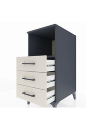 Kronos Komodin Tek Raflı 3 Çekmeceli 44x59x96 - S75M005V4C