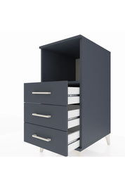 Kronos Komodin Tek Raflı 3 Çekmeceli 44x59x96 - S75M005V5C