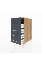 Kronos Komodin 4 Çekmeceli 44x59x96 - S75M006V8C