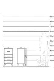 Kronos Komodin 4 Çekmeceli 44x59x96 - S75M006V9C