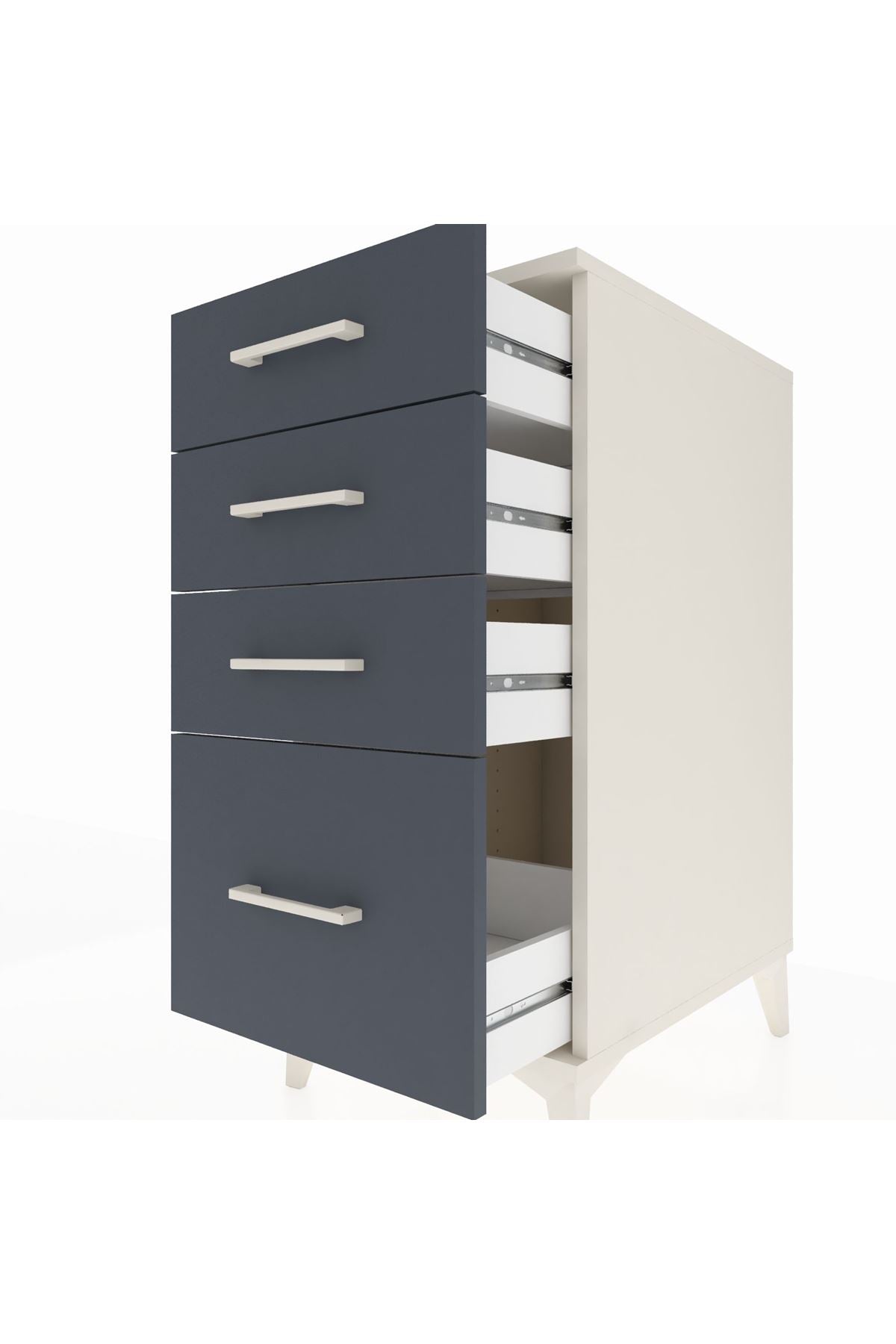 Kronos Komodin 4 Çekmeceli 44x59x96 - S75M007V2C