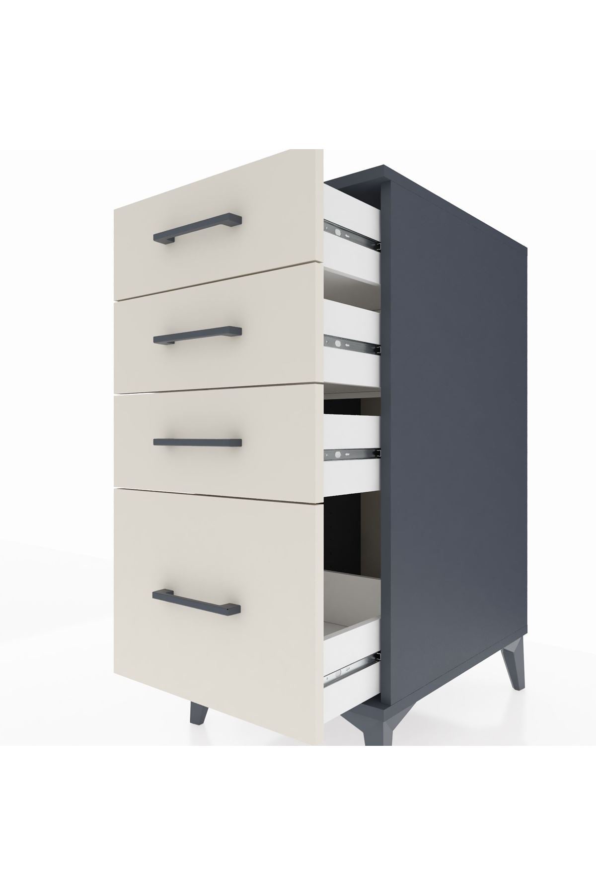 Kronos Komodin 4 Çekmeceli 44x59x96 - S75M007V4C
