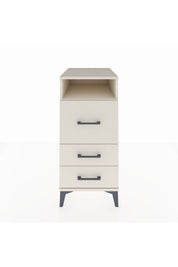 Kronos Komodin Tek Raflı 3 Çekmeceli 44x59x96 - S75M009V1C