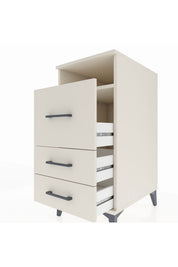 Kronos Komodin Tek Raflı 3 Çekmeceli 44x59x96 - S75M009V1C