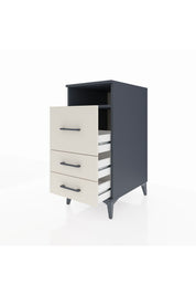 Kronos Komodin Tek Raflı 3 Çekmeceli 44x59x96 - S75M009V4C