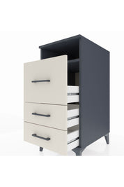 Kronos Komodin Tek Raflı 3 Çekmeceli 44x59x96 - S75M009V4C