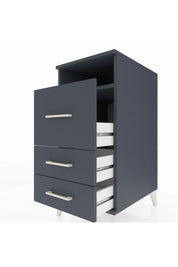 Kronos Komodin Tek Raflı 3 Çekmeceli 44x59x96 - S75M009V5C