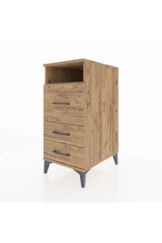 Kronos Komodin Tek Raflı 3 Çekmeceli 44x59x96 - S75M009V9C