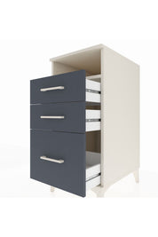 Kronos Komodin Tek Raflı 3 Çekmeceli 44x59x96 - S75M010V2C