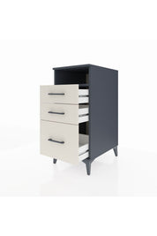 Kronos Komodin Tek Raflı 3 Çekmeceli 44x59x96 - S75M010V4C