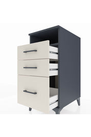 Kronos Komodin Tek Raflı 3 Çekmeceli 44x59x96 - S75M010V4C