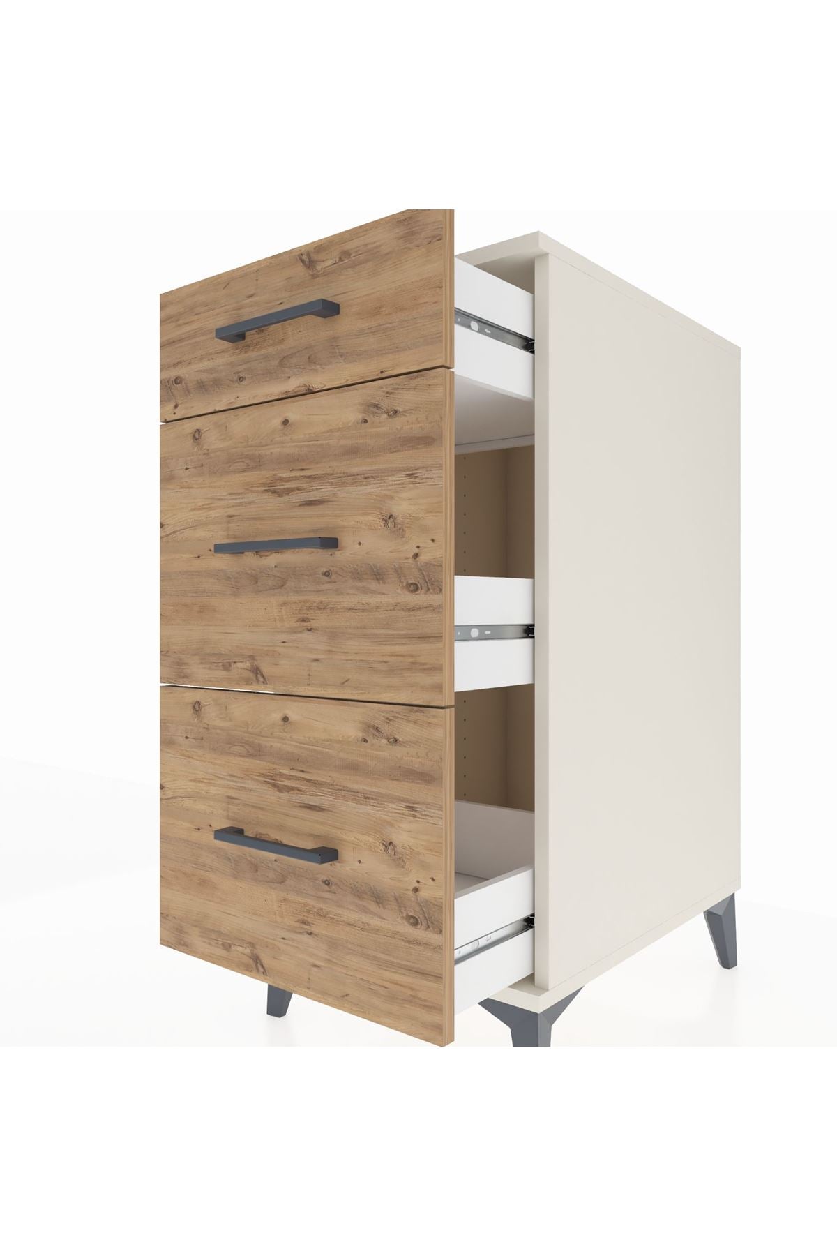 Kronos Komodin 3 Çekmeceli 44x59x96 - S75M011V3C