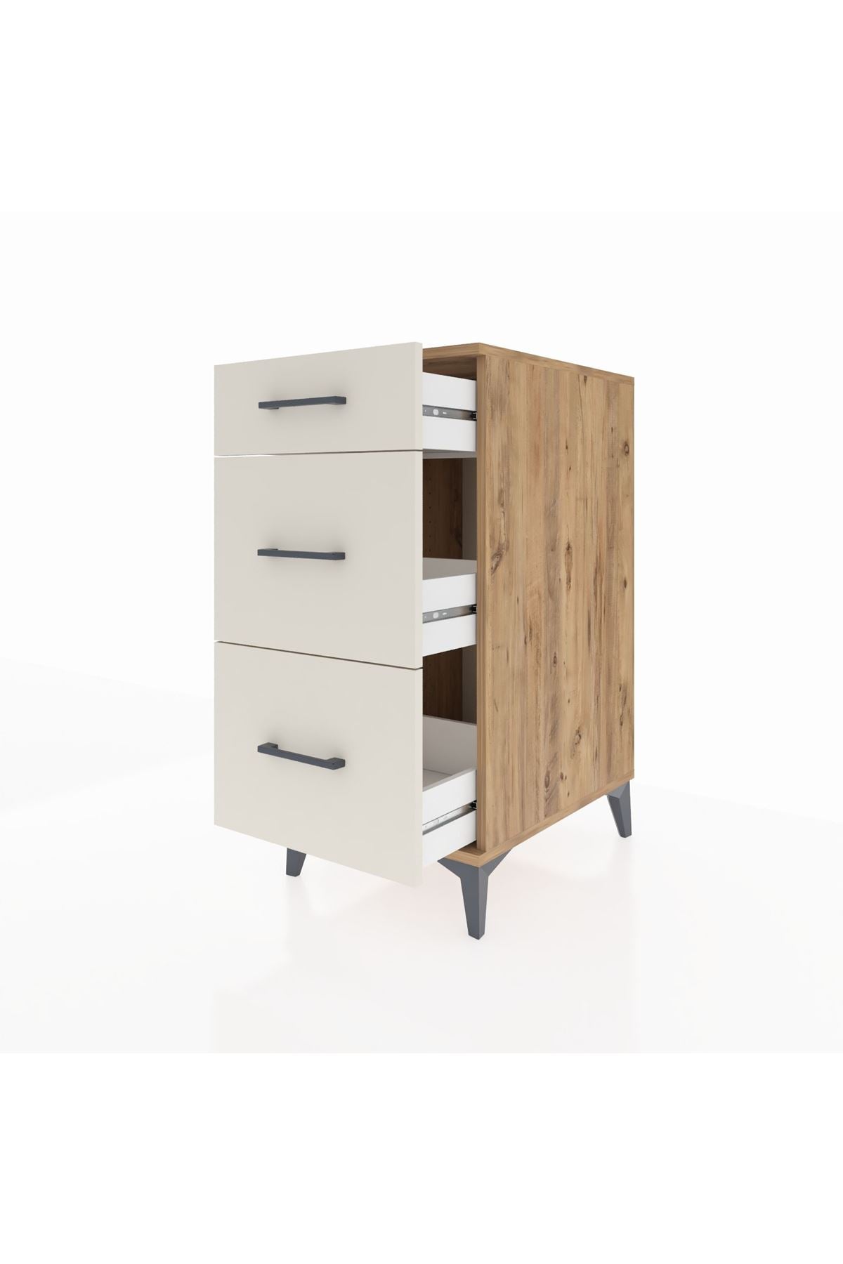 Kronos Komodin 3 Çekmeceli 44x59x96 - S75M011V7C