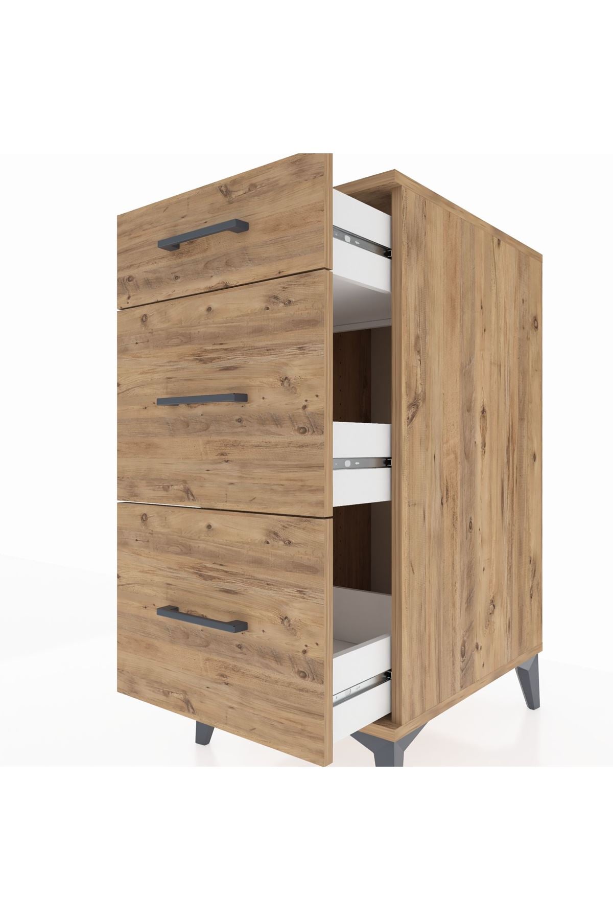 Kronos Komodin 3 Çekmeceli 44x59x96 - S75M011V9C