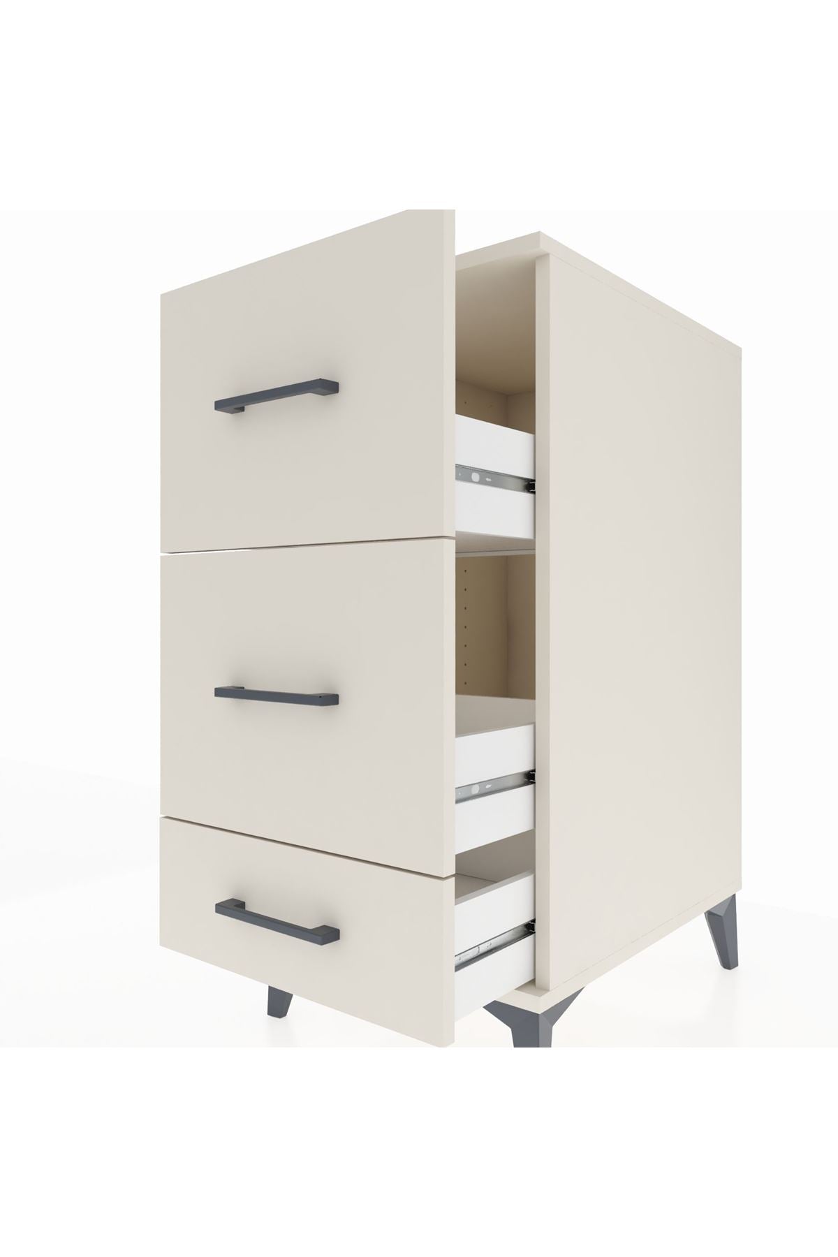 Kronos Komodin 3 Çekmeceli 44x59x96 - S75M012V1C