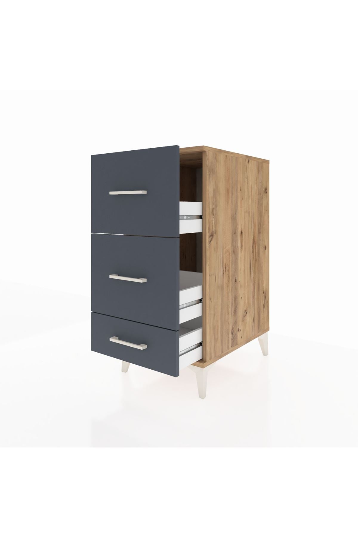 Kronos Komodin 3 Çekmeceli 44x59x96 - S75M012V8C
