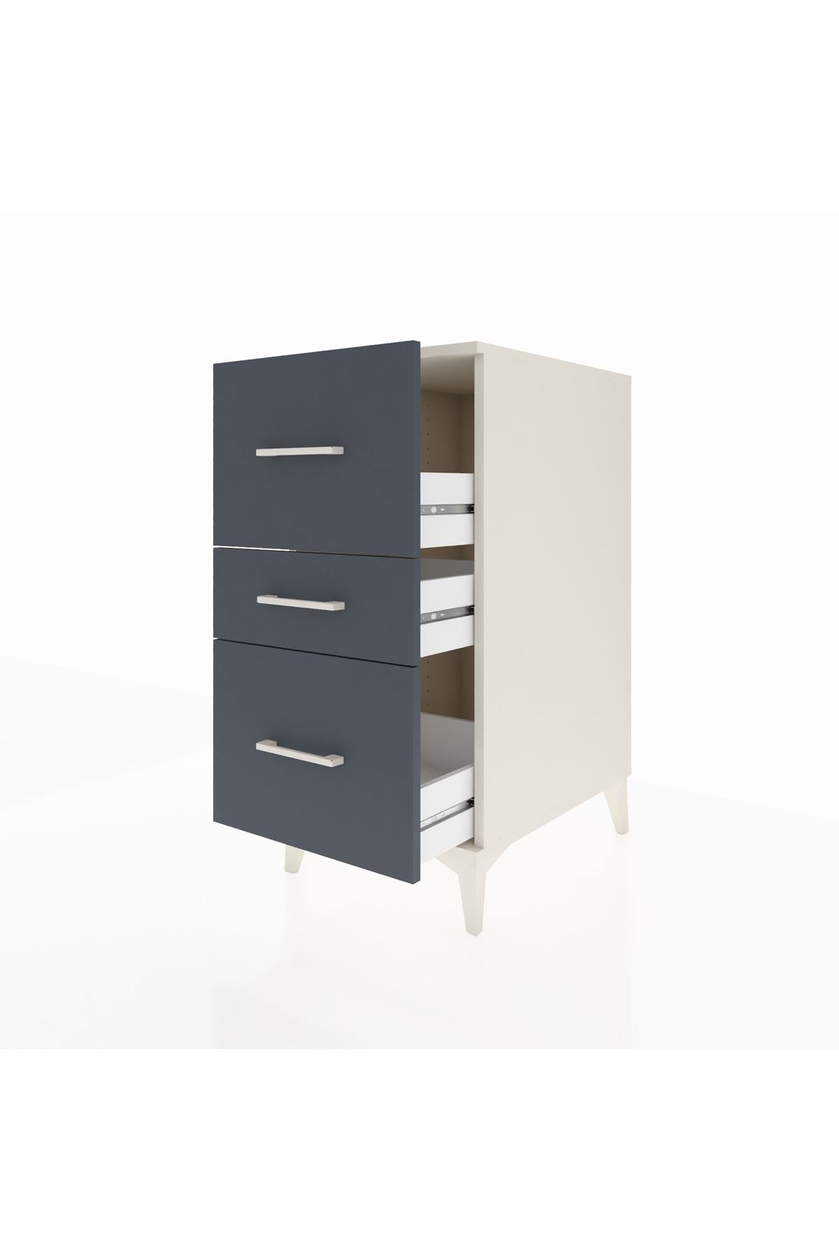Kronos Komodin 3 Çekmeceli 44x59x96 - S75M013V2C
