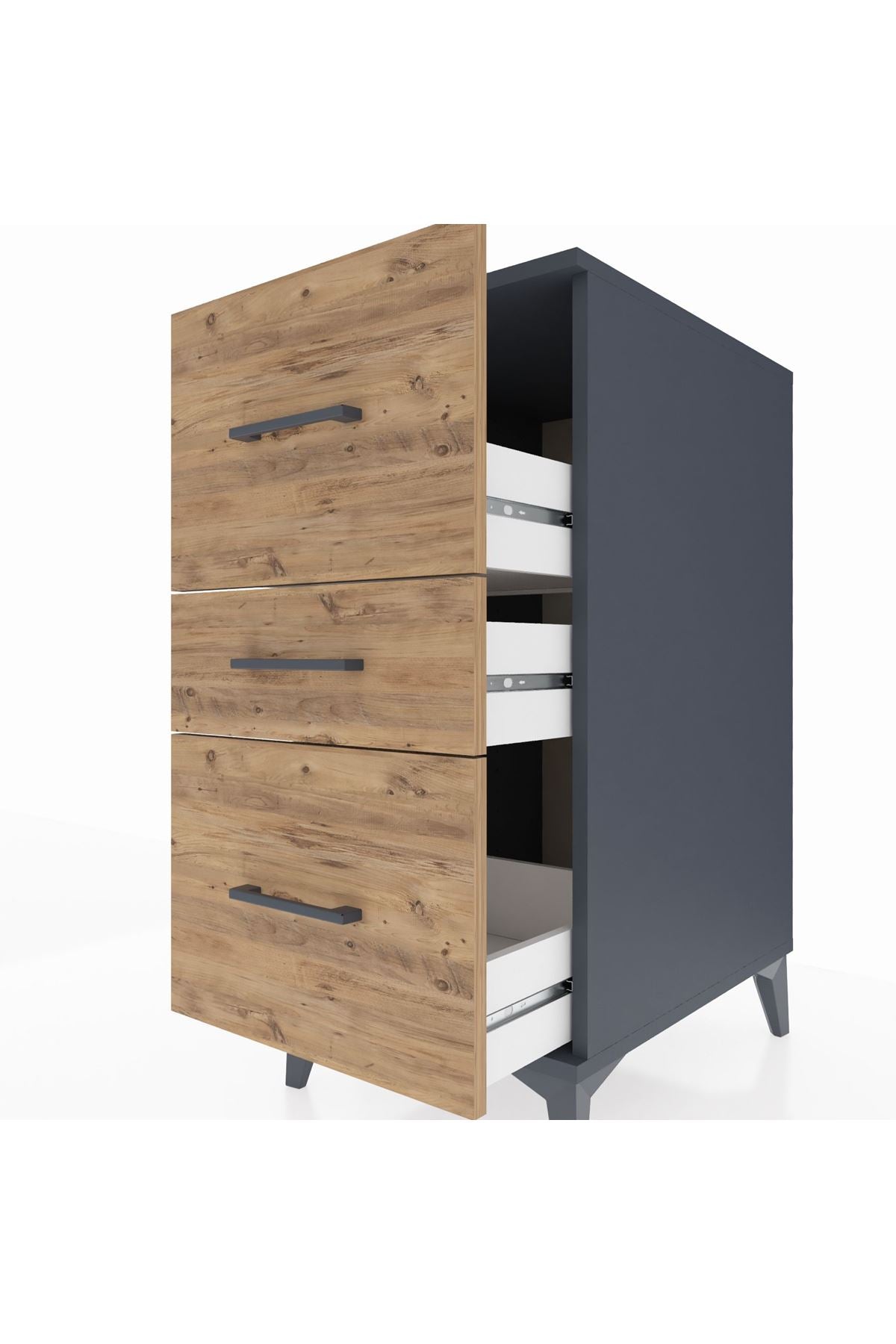 Kronos Komodin 3 Çekmeceli 44x59x96 - S75M013V6C