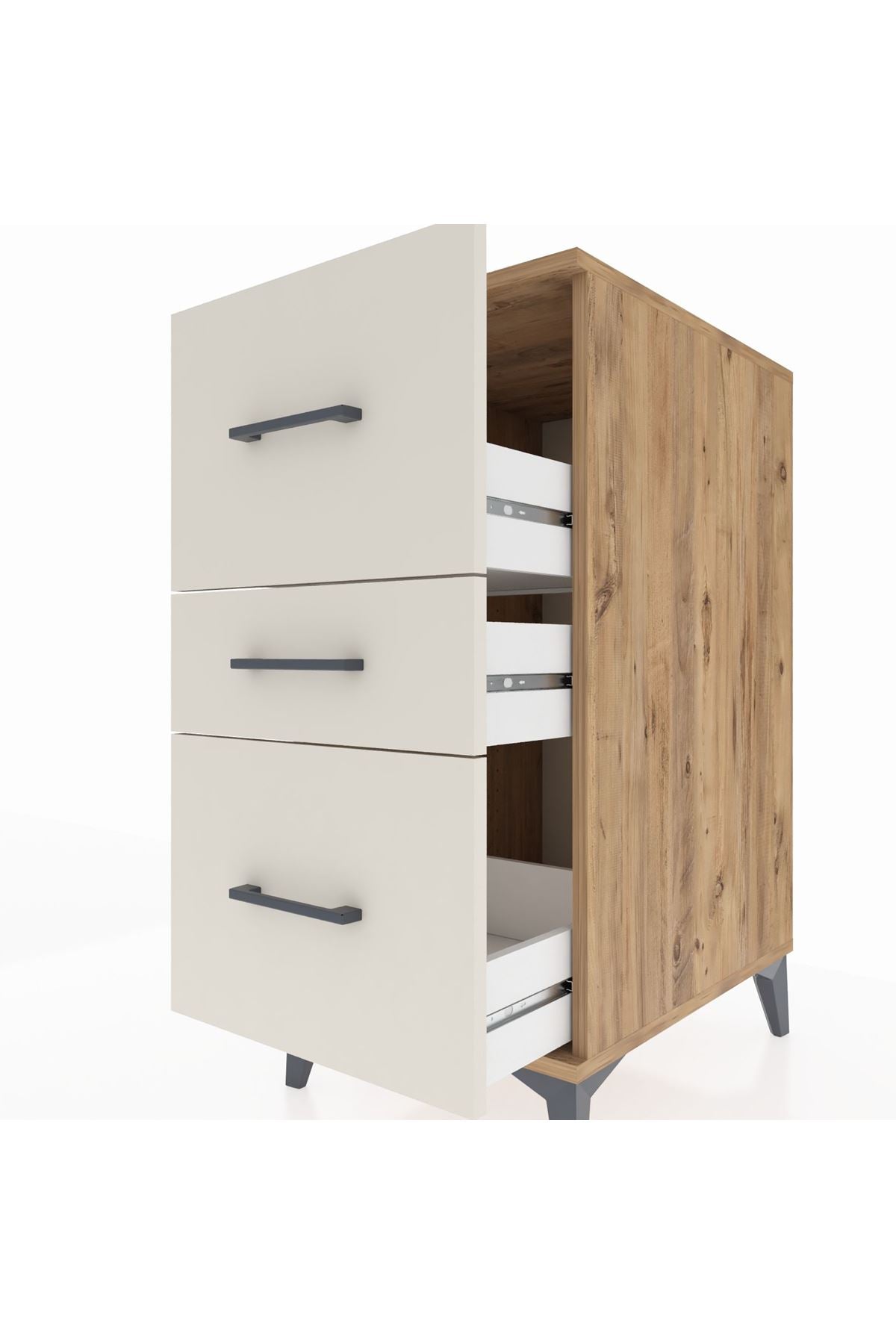 Kronos Komodin 3 Çekmeceli 44x59x96 - S75M013V7C