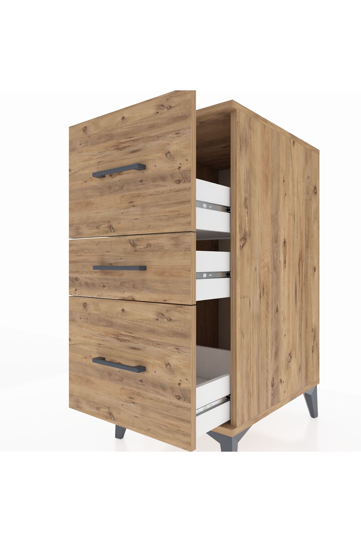 Kronos Komodin 3 Çekmeceli 44x59x96 - S75M013V9C