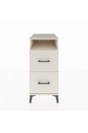 Kronos Komodin Tek Raflı 2 Çekmeceli 44x59x96 - S75M014V1C