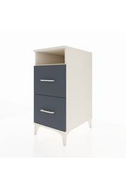 Kronos Komodin Tek Raflı 2 Çekmeceli 44x59x96 - S75M014V2C