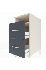 Kronos Komodin Tek Raflı 2 Çekmeceli 44x59x96 - S75M014V2C