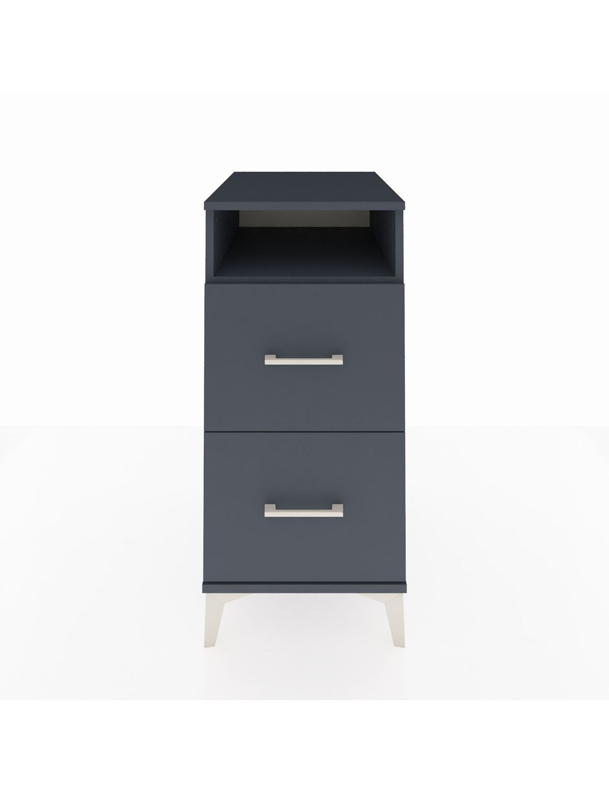 Kronos Komodin Tek Raflı 2 Çekmeceli 44x59x96 - S75M014V5C