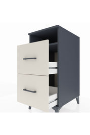 Kronos Komodin Tek Raflı 2 Çekmeceli 44x59x96 - S75M014V4C