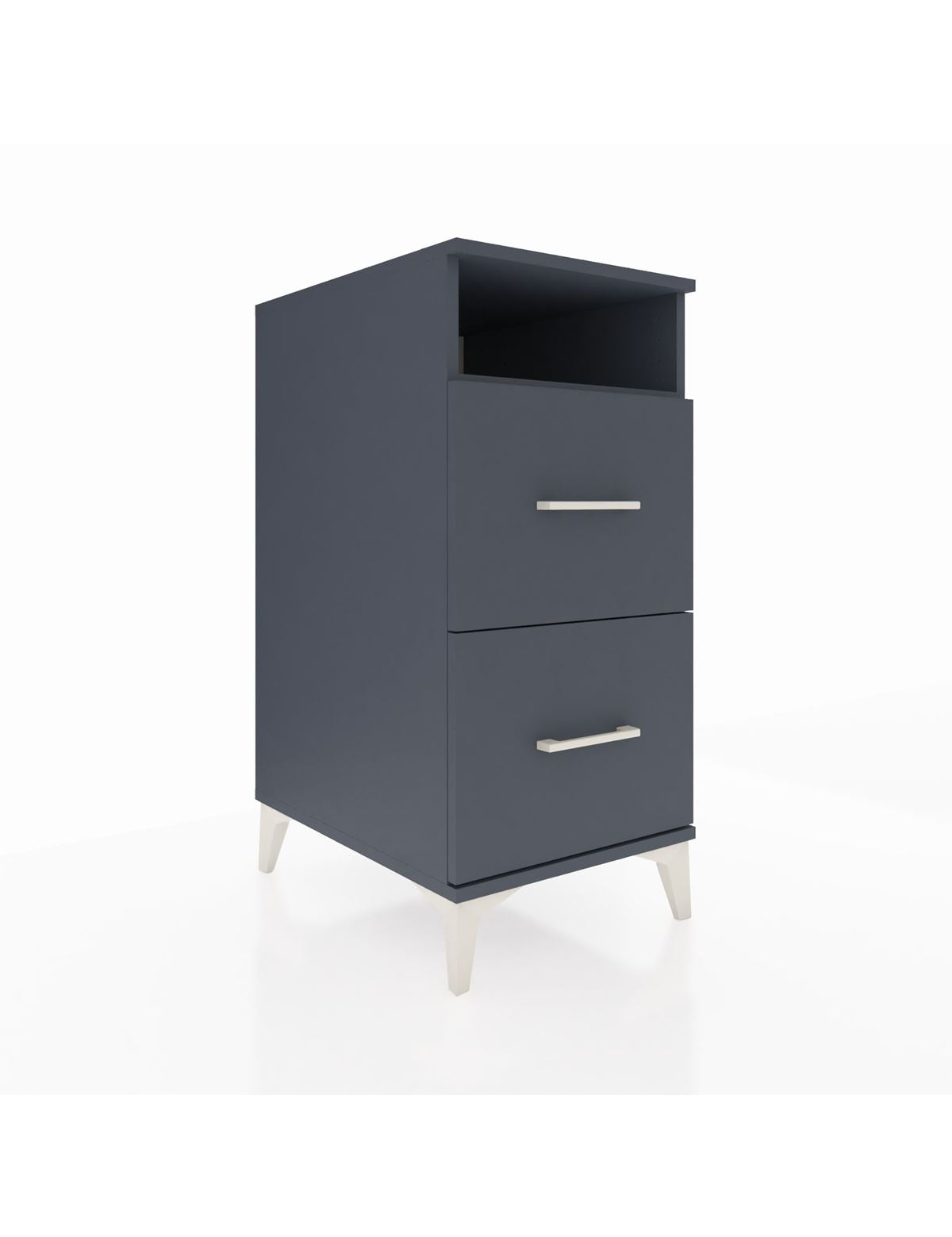 Kronos Komodin Tek Raflı 2 Çekmeceli 44x59x96 - S75M014V5C