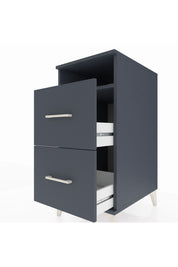 Kronos Komodin Tek Raflı 2 Çekmeceli 44x59x96 - S75M014V5C