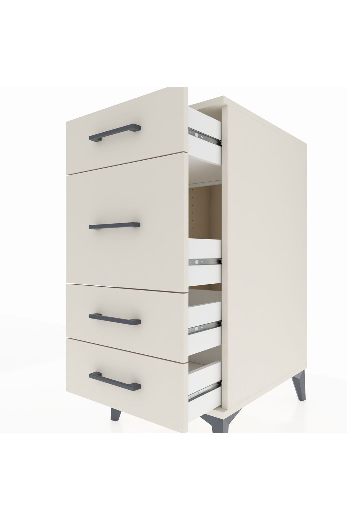 Kronos Komodin 4 Çekmeceli 44x59x96 - S75M015V1C