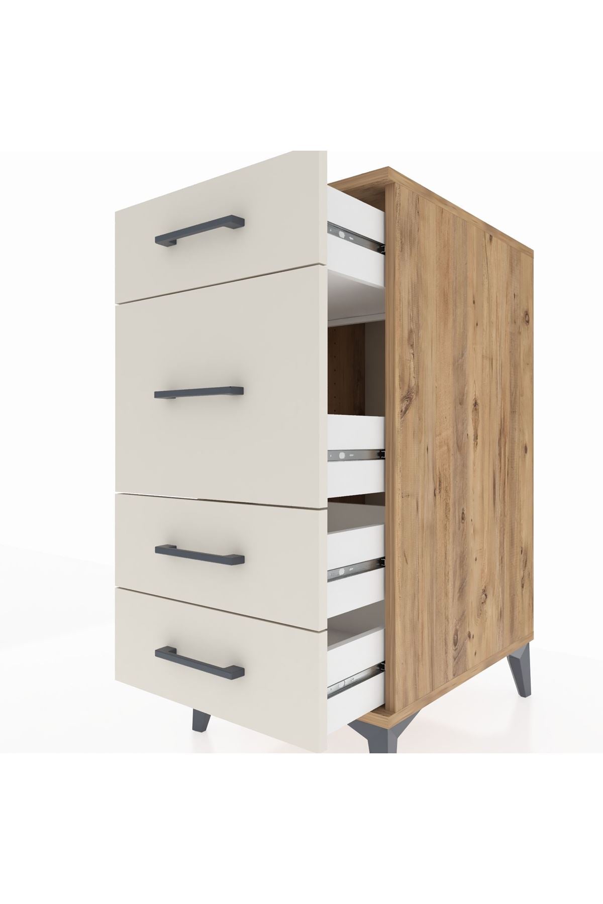 Kronos Komodin 4 Çekmeceli 44x59x96 - S75M015V7C