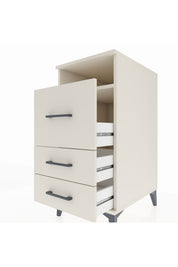 Kronos Komodin Tek Raflı 3 Çekmeceli 44x59x96 - S75M016V1C