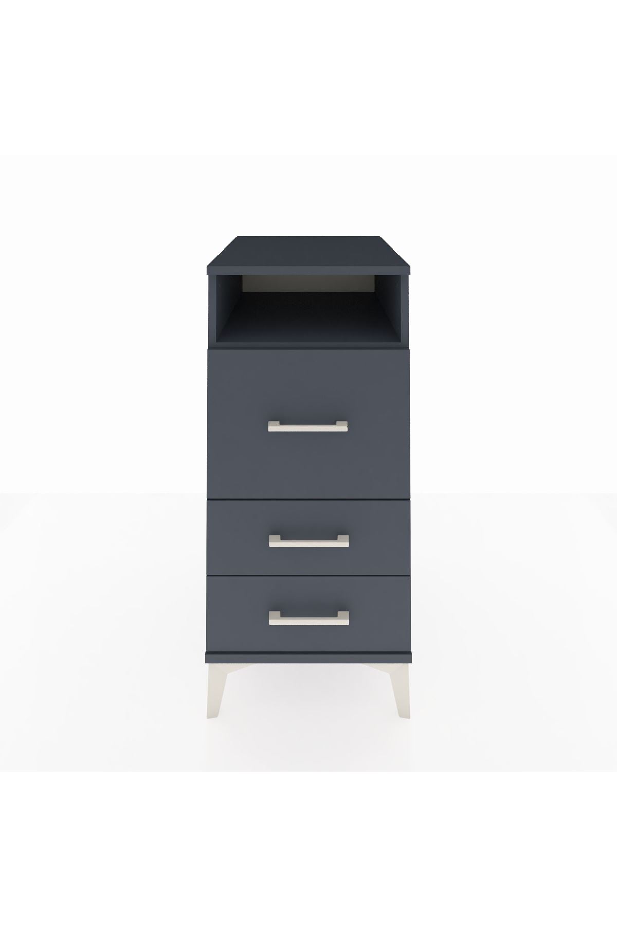 Kronos Komodin Tek Raflı 3 Çekmeceli 44x59x96 - S75M016V5C
