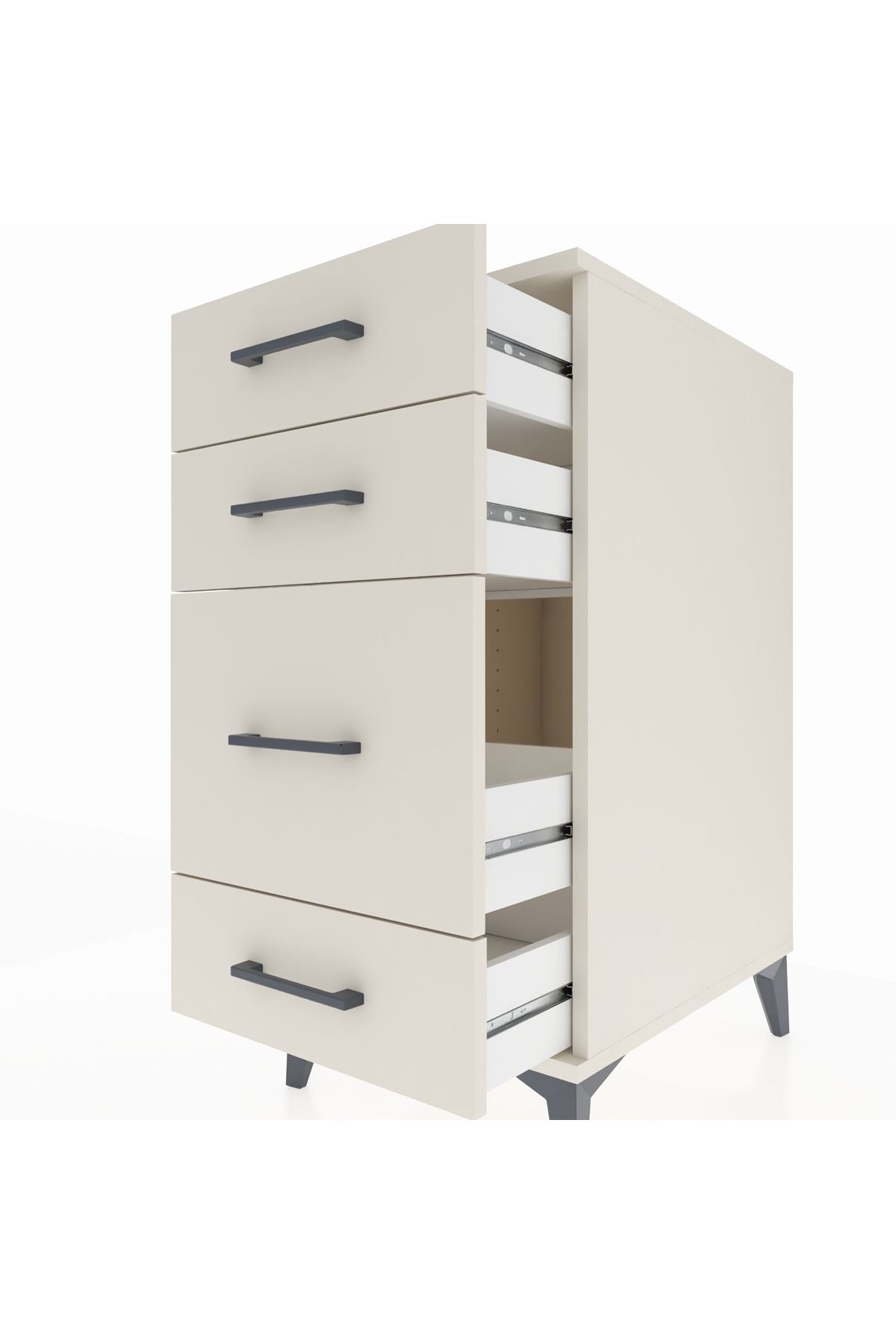 Kronos Komodin 4 Çekmeceli 44x59x96 - S75M017V1C
