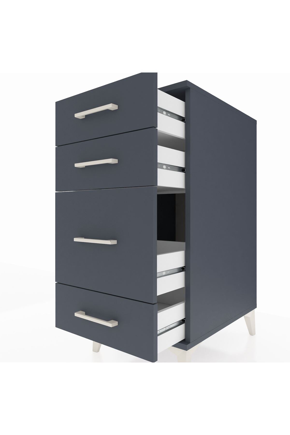 Kronos Komodin 4 Çekmeceli 44x59x96 - S75M017V5C