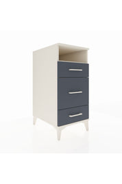 Kronos Komodin Tek Raflı 3 Çekmeceli 44x59x96 - S75M018V2C