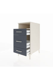 Kronos Komodin Tek Raflı 3 Çekmeceli 44x59x96 - S75M018V2C