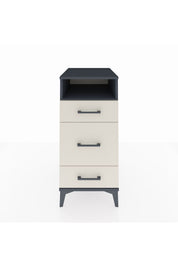 Kronos Komodin Tek Raflı 3 Çekmeceli 44x59x96 - S75M018V4C