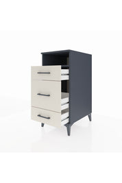 Kronos Komodin Tek Raflı 3 Çekmeceli 44x59x96 - S75M018V4C