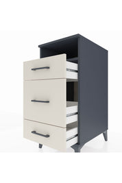 Kronos Komodin Tek Raflı 3 Çekmeceli 44x59x96 - S75M018V4C