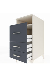 Kronos Komodin Tek Raflı 3 Çekmeceli 44x59x96 - S75M019V2C