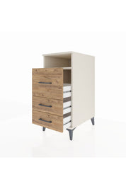 Kronos Komodin Tek Raflı 3 Çekmeceli 44x59x96 - S75M019V3C
