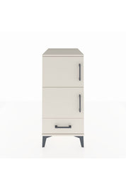 Kronos Komodin 4 Raflı Tek Çekmeceli Tek Kapaklı 44x59x96 - S75M020V1C