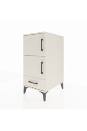 Kronos Komodin 4 Raflı Tek Çekmeceli Tek Kapaklı 44x59x96 - S75M020V1C